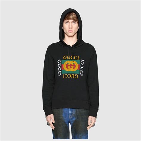 Oversize sweatshirt with Gucci logo 